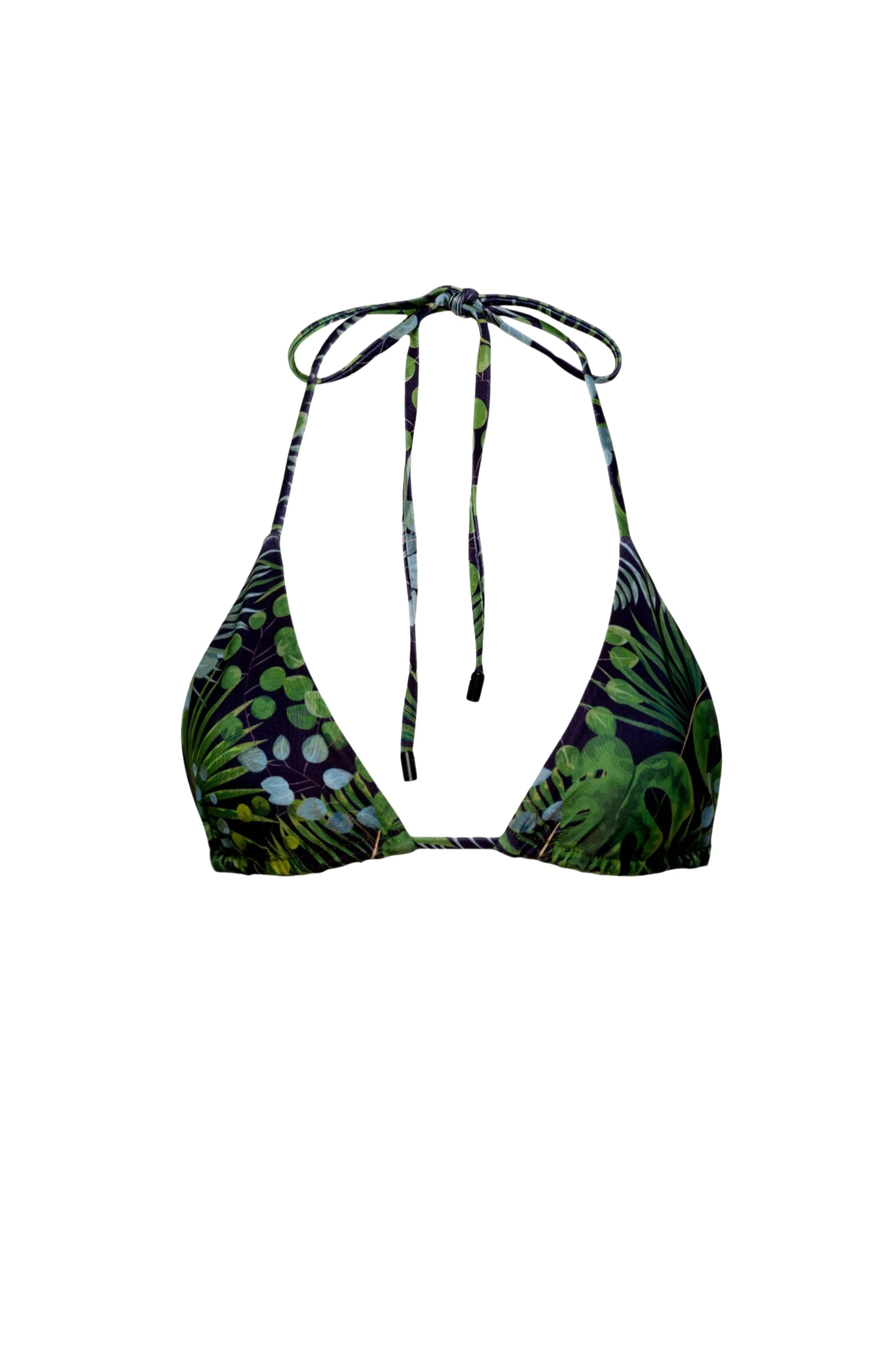 Eco-Friendly Waikiki Triangle Bikini Top – Green Palm Effective