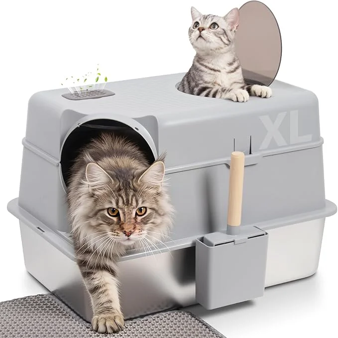 Reliable Stainless Steel Litter Box Comfortable
