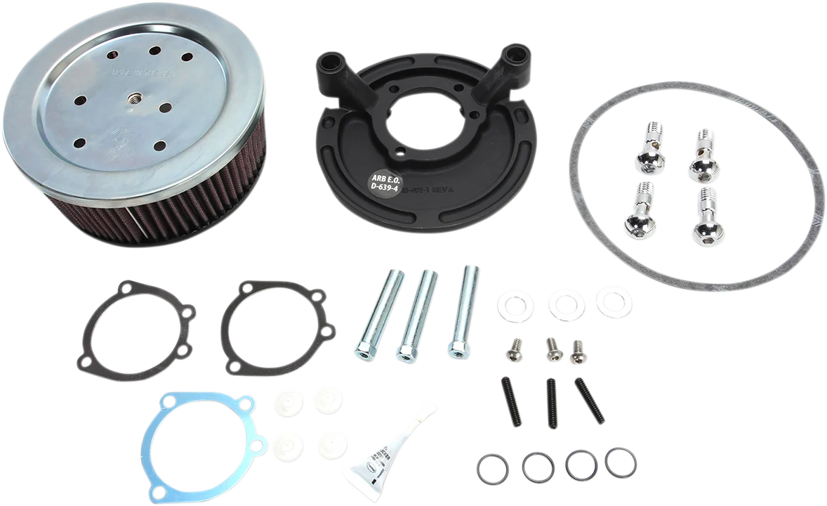 Reliable ARLEN NESS Big Sucker Air Cleaner Kit – Black – Stage I 18-447 Selected