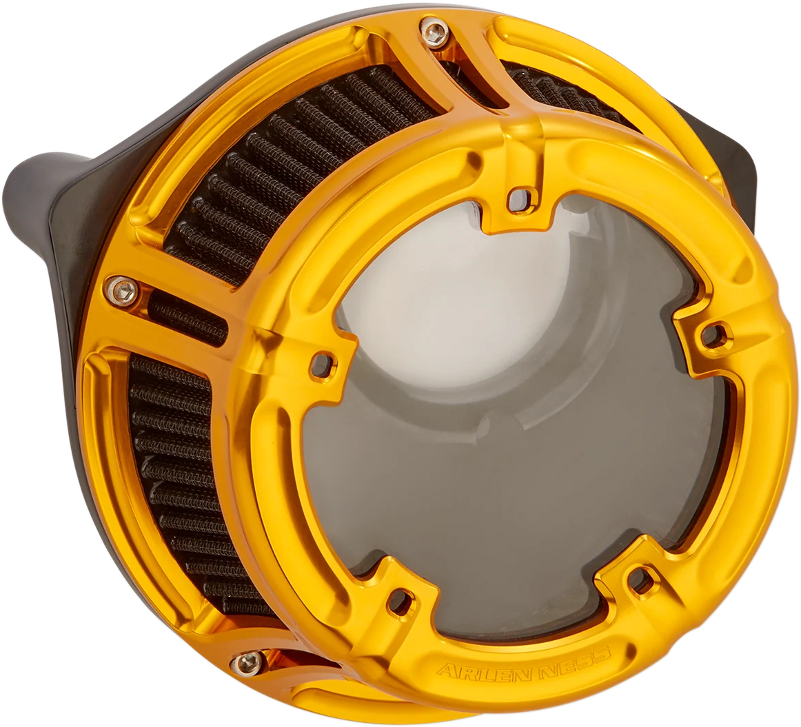 Flexible ARLEN NESS Method Clear Series Air Cleaner – Gold 18-178 Contemporary
