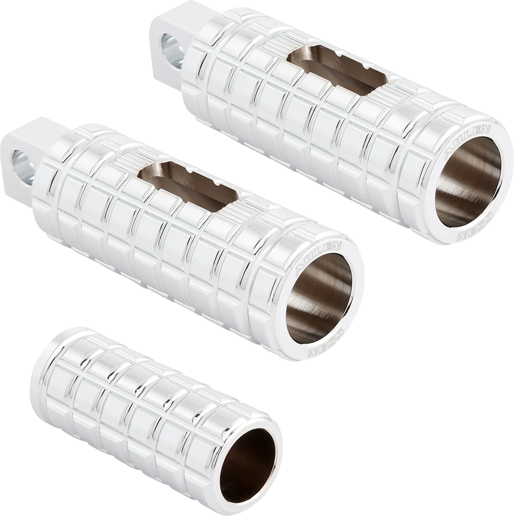 Fine ARLEN NESS Cush Footpegs – Male – Chrome 400-031 Modern