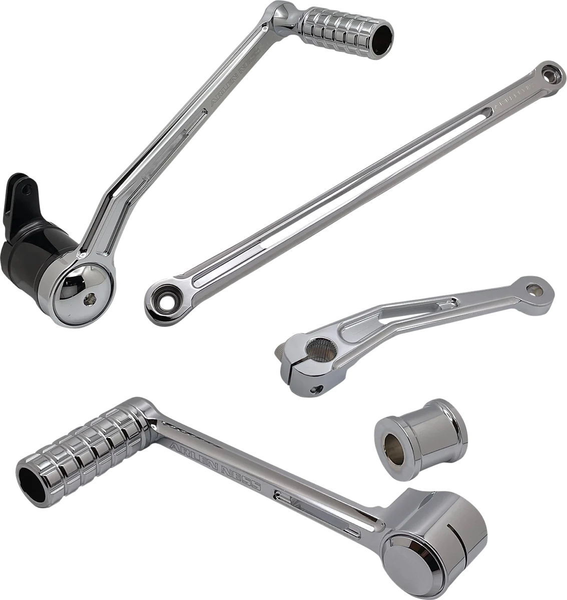 Quality ARLEN NESS Deep Cut Foot Control Kit w Heel Toe Shifter – Chrome 420-107 Fine Crafted