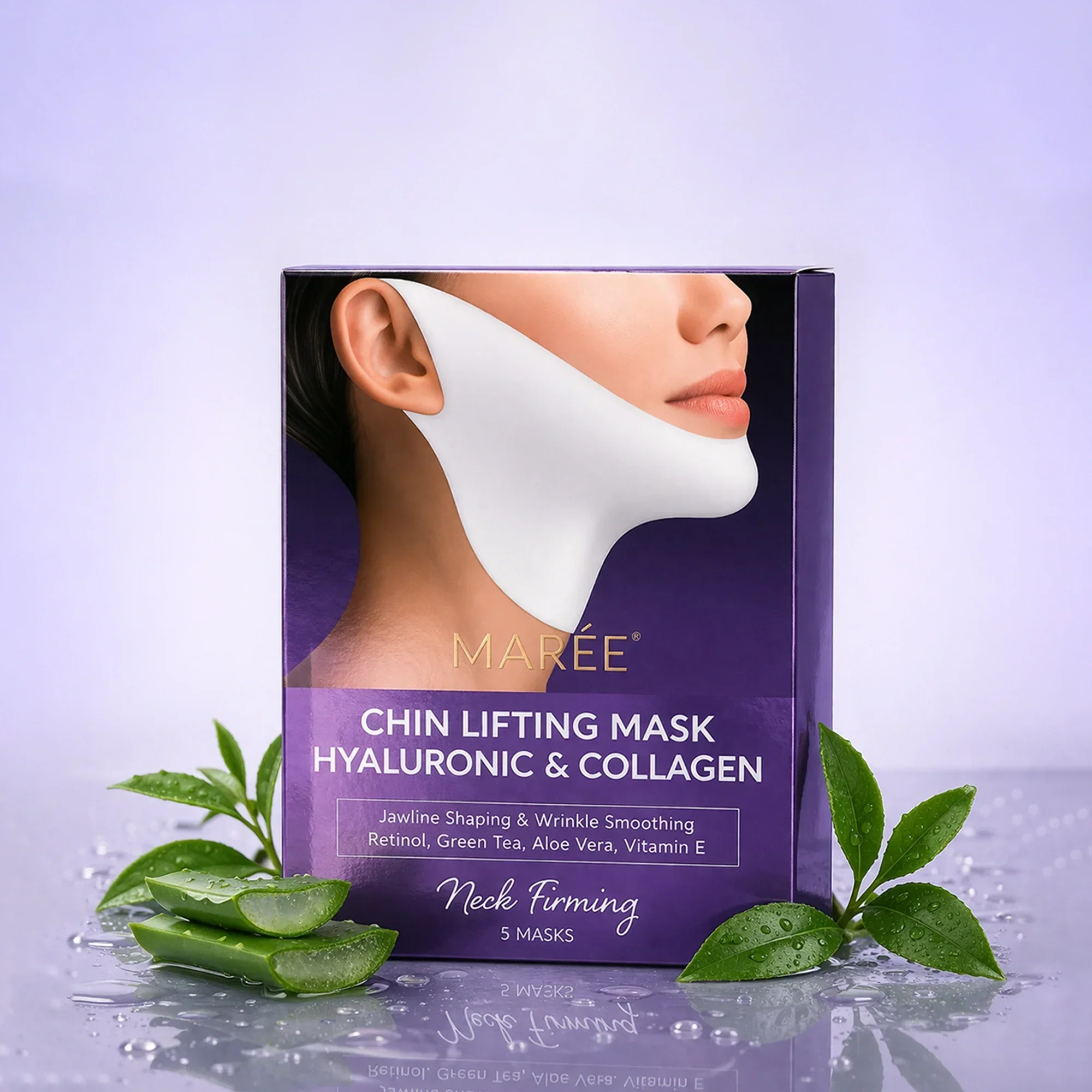 Premium Hyaluronic Acid V-line Lifting Mask Solid