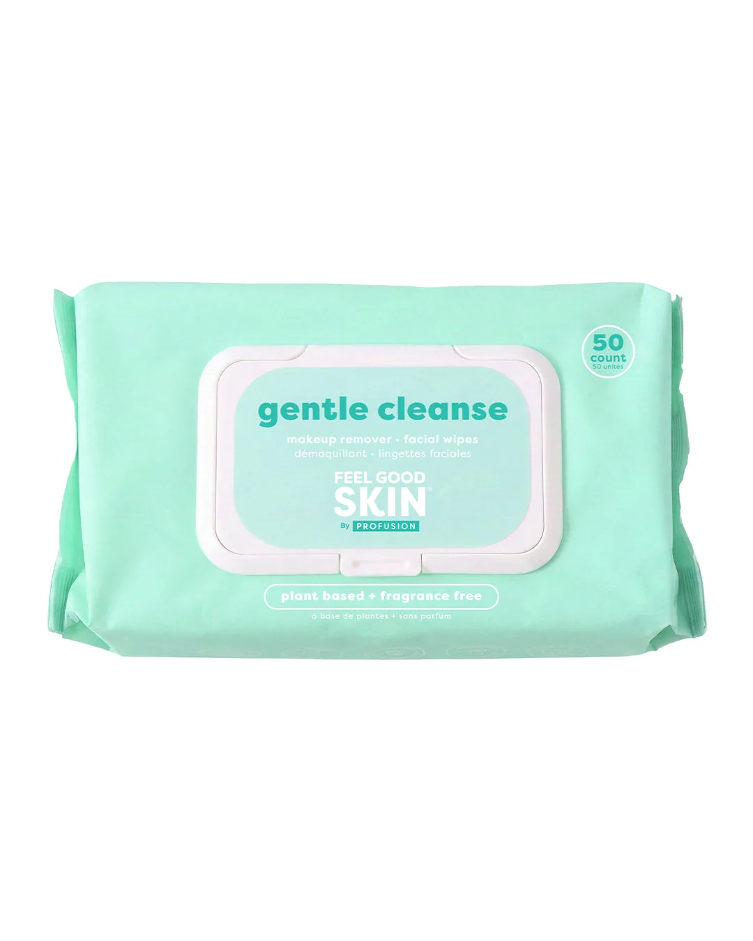 Environmentally Friendly Feel Good Skin Gentle Cleanse Makeup Remove Facial Wipes – 50 count Elegant