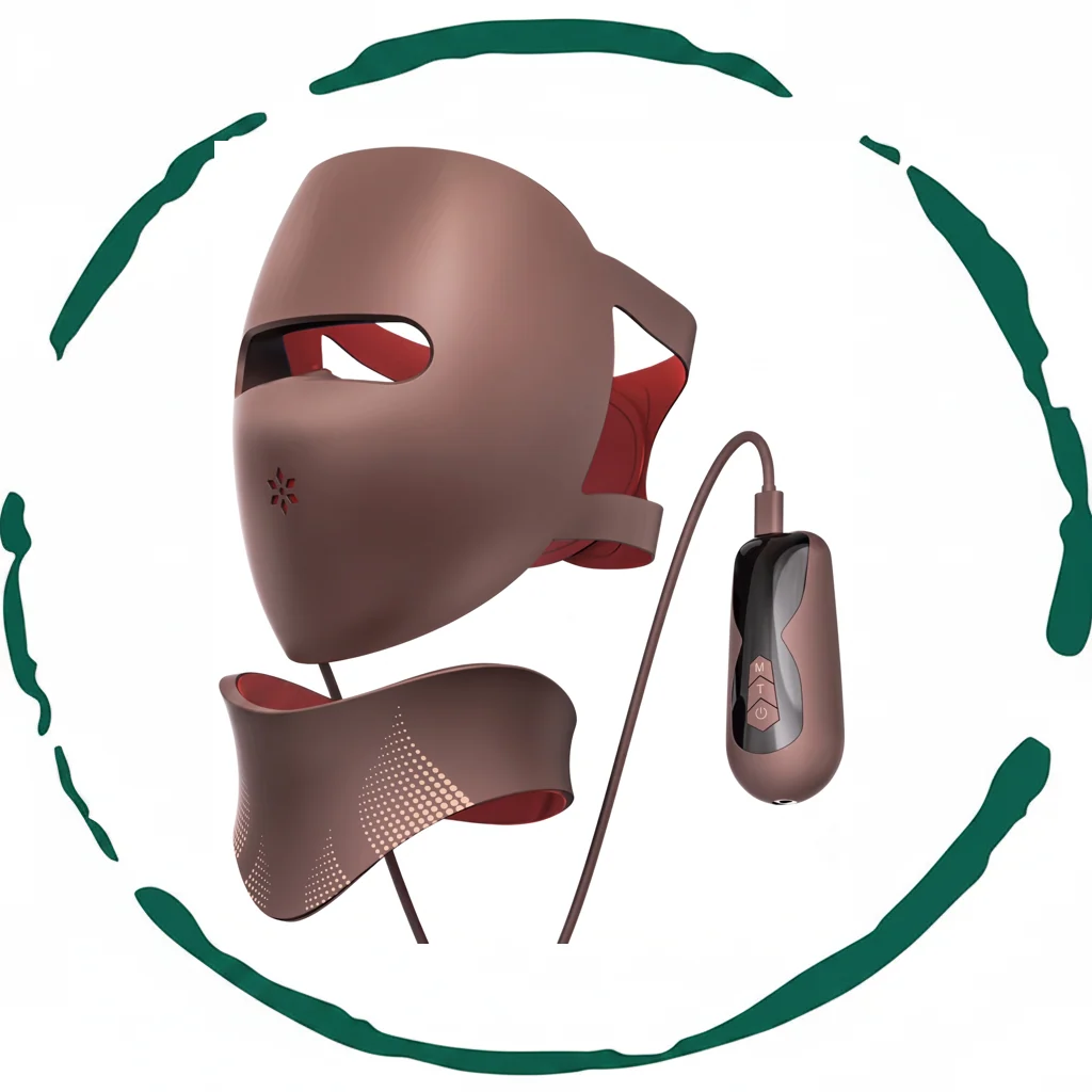 Luxury 3D Phototherapy Anti-Aging Mask Thermal Neck Sculpting System Outstanding