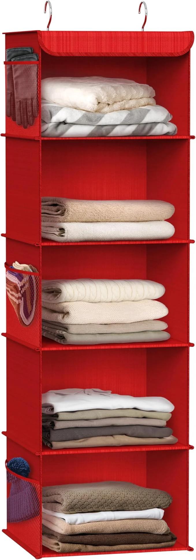 Top-Quality Simple Houseware 5 Shelf Hanging Closet Organizer RedAbout ThisOverview Specialty