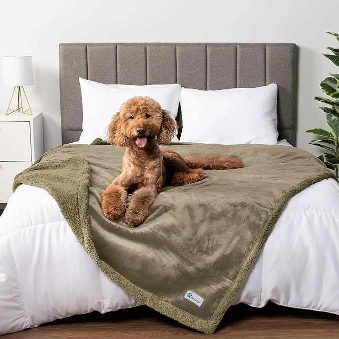 Reusable PetAmi Waterproof Dog Blanket for Queen Bed Large XL Dog Throw for Couch Cover Healthy