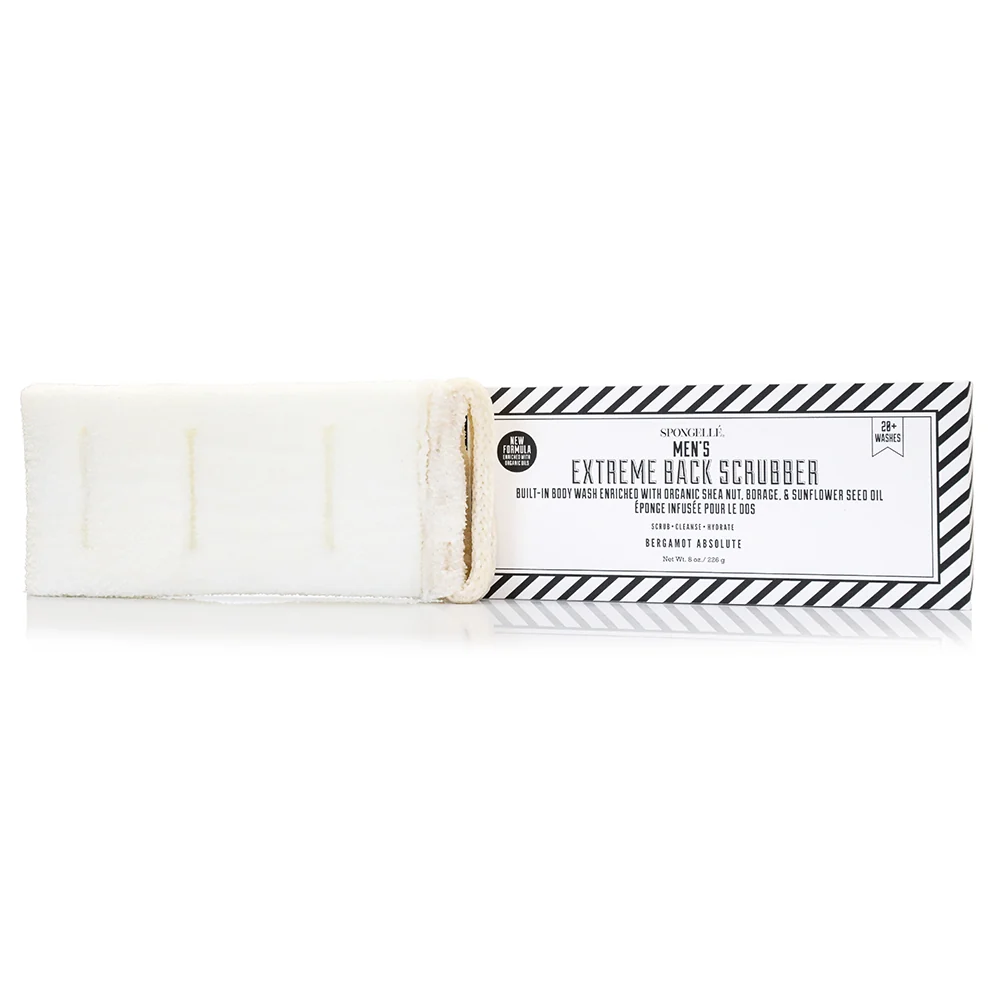 Reusable Men’s Extreme Body Wash Infused Back Scrubber Selected