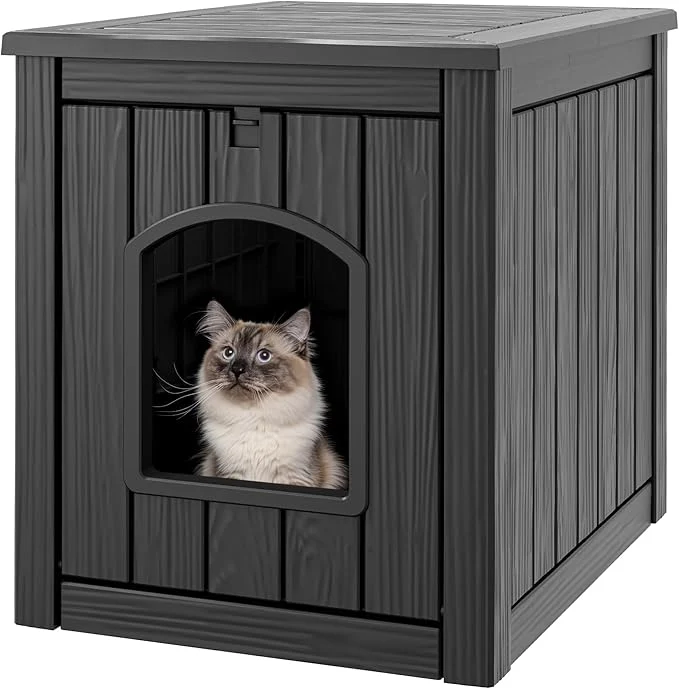 Crafted Cat Litter Box Enclosure Hidden Litter Box Sustainable