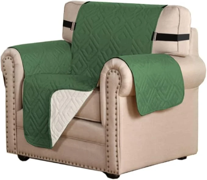 Crafted H.VERSAILTEX Reversible Chair Cover Furniture Protector Anti-Slip Couch Cover Professional