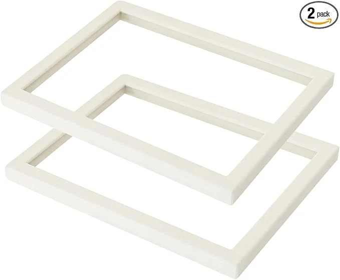 Smooth Coward 2Pcs Beige Velvet Glass Lid for the Trays Can Use if NeededAbout ThisOverview Long-Lasting