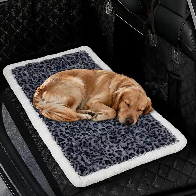 Eco-Friendly Car Back Seat Mat for Dog 53 x24 Dog Bed for Car Scratch Proof Non Slip Thick Certified