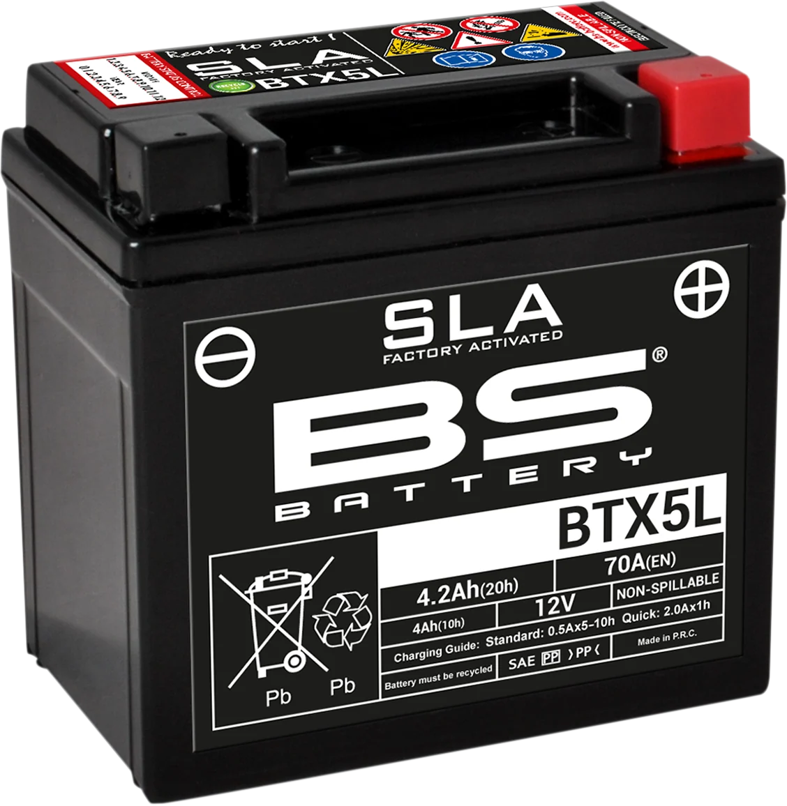 Premium BS BATTERY Battery – BTX5L YTX 300670 Easy-to-Use