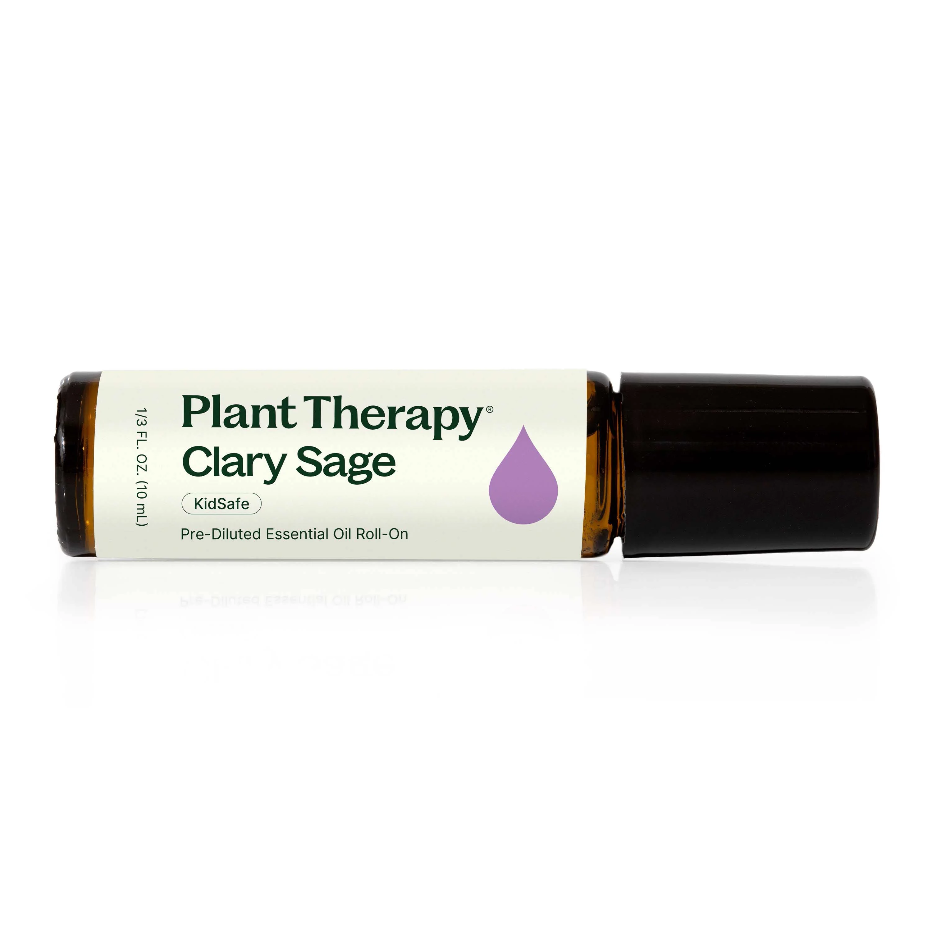 Breathable Huile Essentielle de Sauge Sclarée Pré-diluée – Roll-on User-Friendly