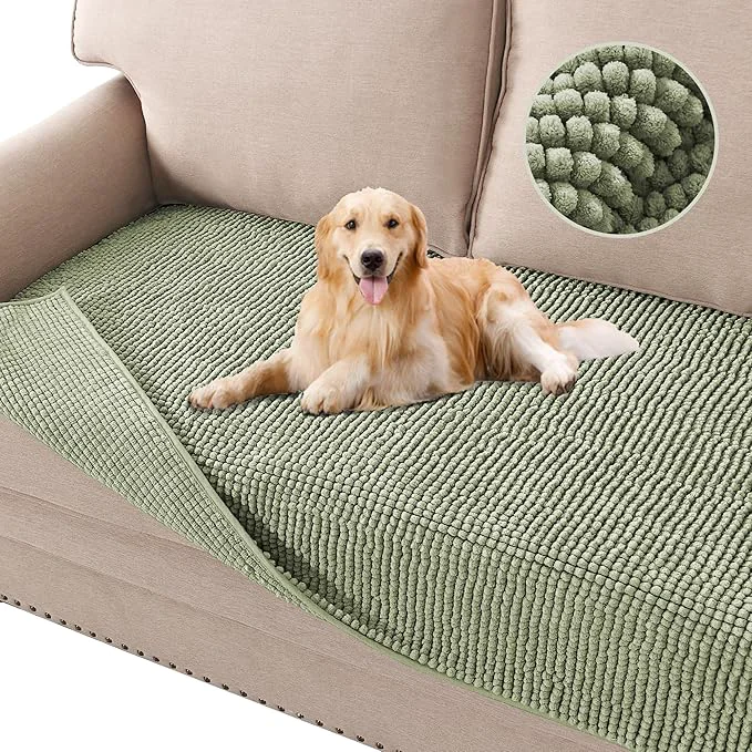 Traditional H.VERSAILTEX Plush Chenille Dog Bed Cover Thick Soft Sofa Cover Minimalist