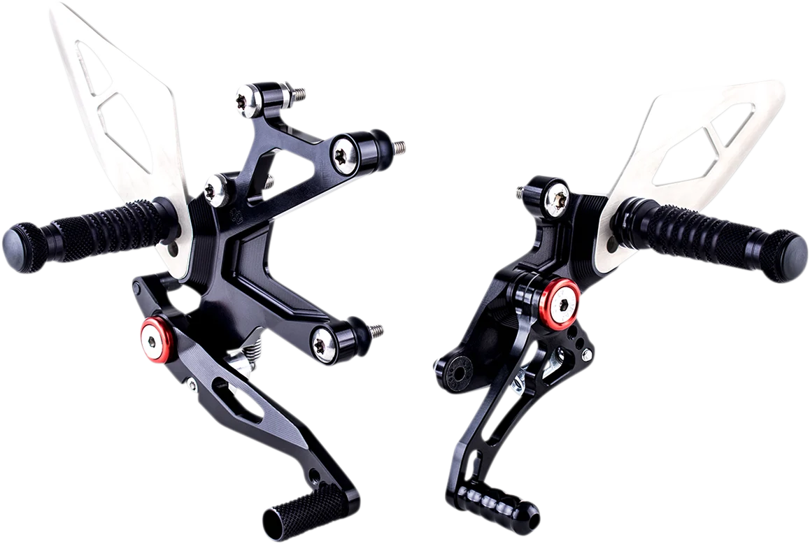 Quality GILLES TOOLING FXR Rearset – Black FXR-K06-B Smooth