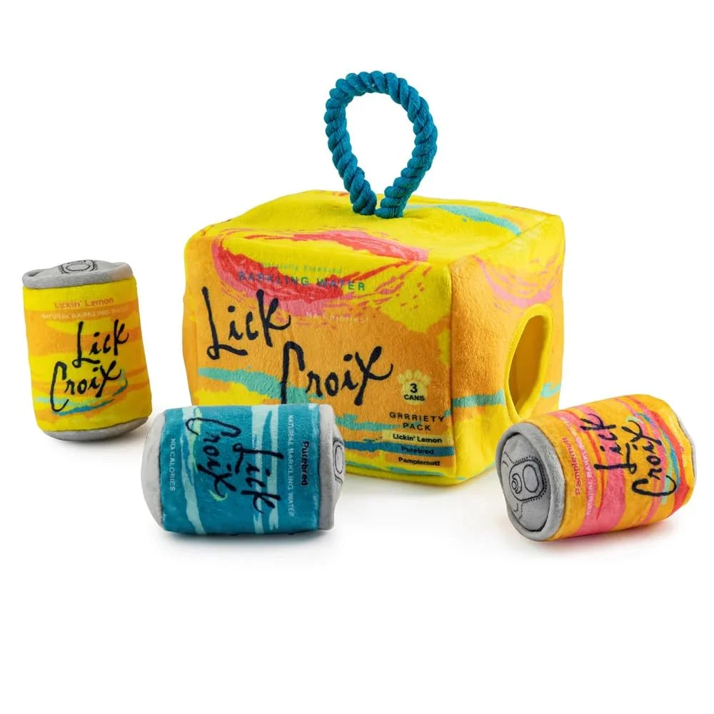 Smart Haute Diggity Dog LickCroix Grrriety Pack – Plush Designer Dog Toys Contemporary