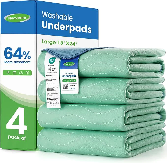 Fine Crafted Noovirum® Washable Underpads Adults Seniors High-Grade