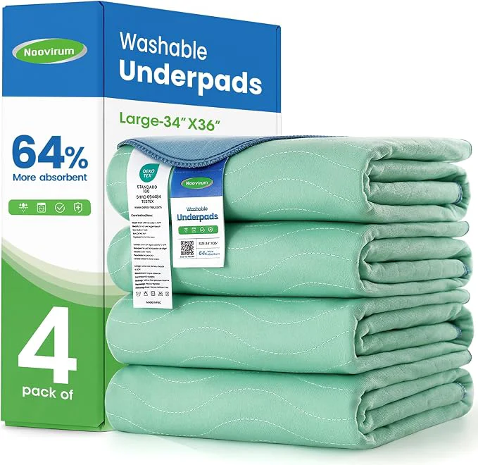 Detailed Noovirum® Washable Underpads Kids Pets Powerful