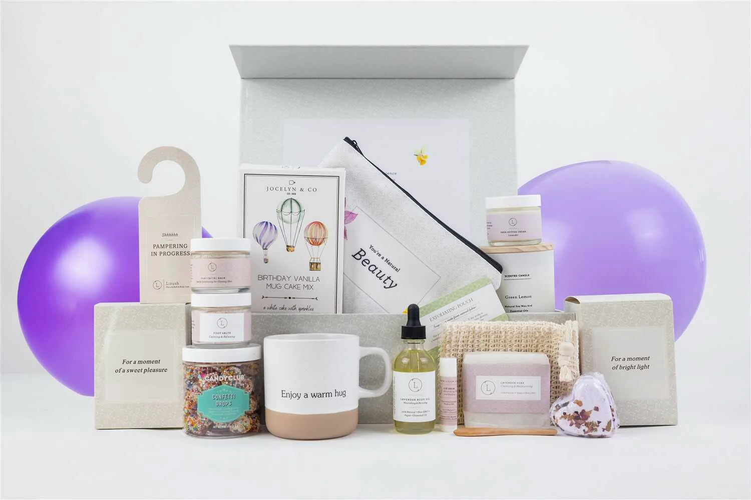 Eco-Friendly Panier cadeau d’anniversaire Coffret cadeau d’anniversaire cocooning Environmentally Friendly
