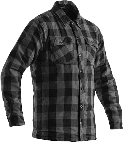 First-Class Kevlar Lumberjack Ce Shirt Grey Check Textile Xs Detailed
