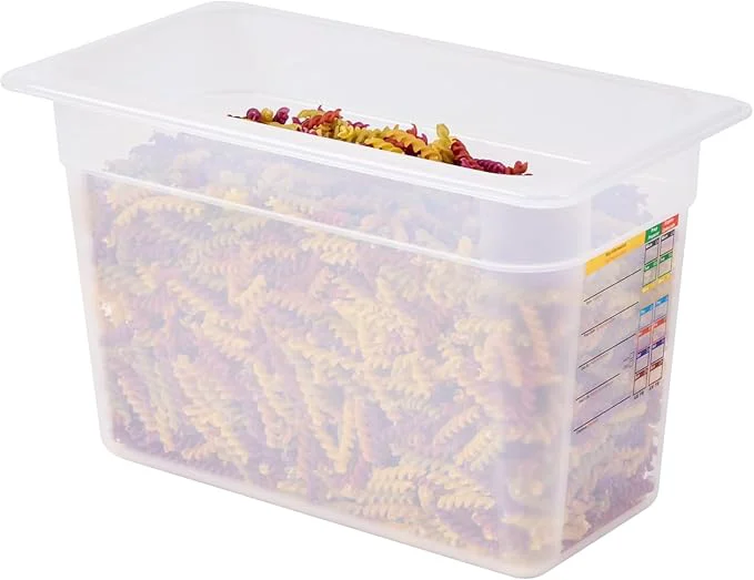Verified Restaurantware Food Storage Container 10 Pack of 12.7 x 6.8 x 7.8 Inches Plastic Stackable Storage Box White Reusable Label Container Dishwasher Safe For Restaurants And KitchensAbout ThisOverview Breathable