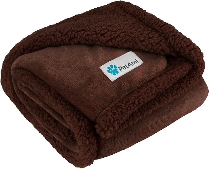 High-Performance PetAmi Dog Blanket for Small Medium Dogs Pet Bed Blanket Cat Puppy Kitten Casual