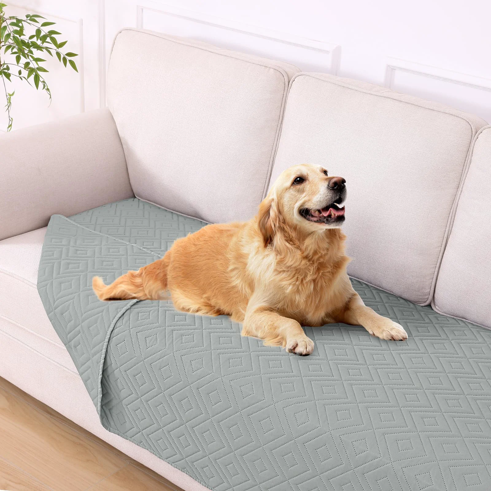 Original hyha Waterproof Dog Blanket — Reversible 40x70in Sofa Cover for Pets Grey Expertly Made