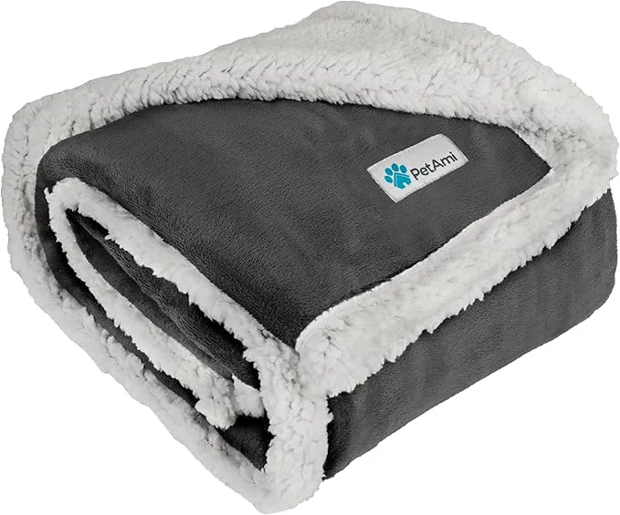 Healthy PetAmi Dog Blanket for Small Medium Dogs Pet Bed Blanket Cat Puppy Kitten Traditional