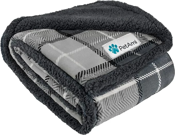 Solid PetAmi Dog Blanket for Medium Large Dogs Pet Bed Blanket Cat Puppy Kitten Next-Generation
