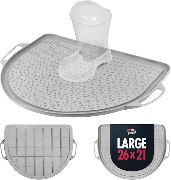 Smooth Tuff Pupper 26×21 Large Waterproof Pet Feeding Mat Designed Elite