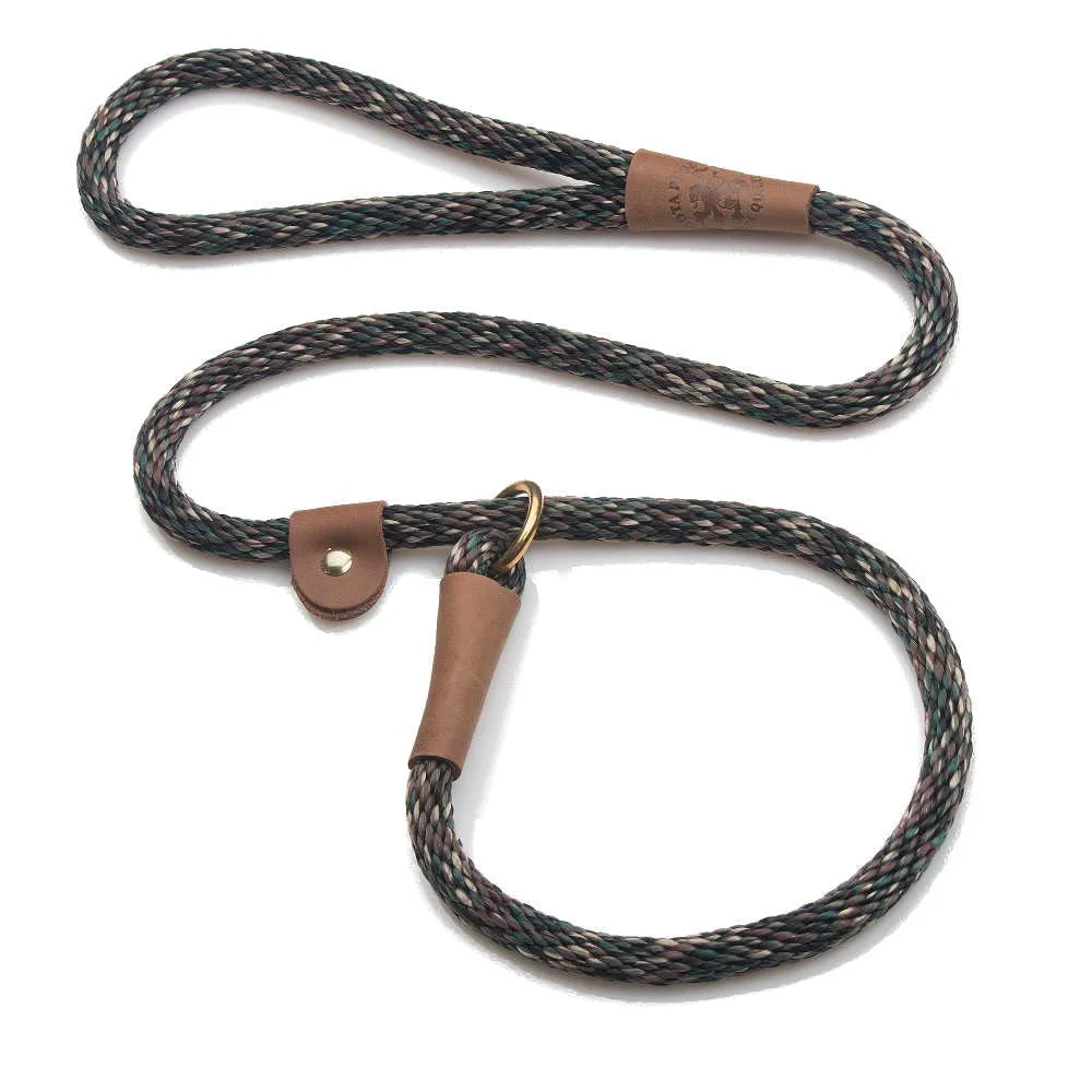 Prestigious Mendota Pet Slip Leash – USA Made Lead Collar Combo 1 2 in x 6 ft Camouflage Large Breeds Relaxed