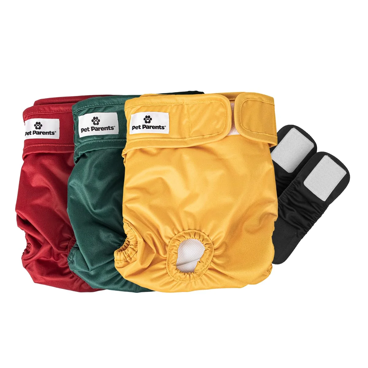 Artisan Pet Parents Washable Dog Diapers 3-Pack Extendrs – Premium Small Samba Female Dog Diapers High-Performance
