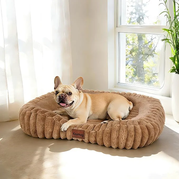 Smart Cute Dog Bed for Medium Size Dog Calming Medium Dog Cat Bed Natural