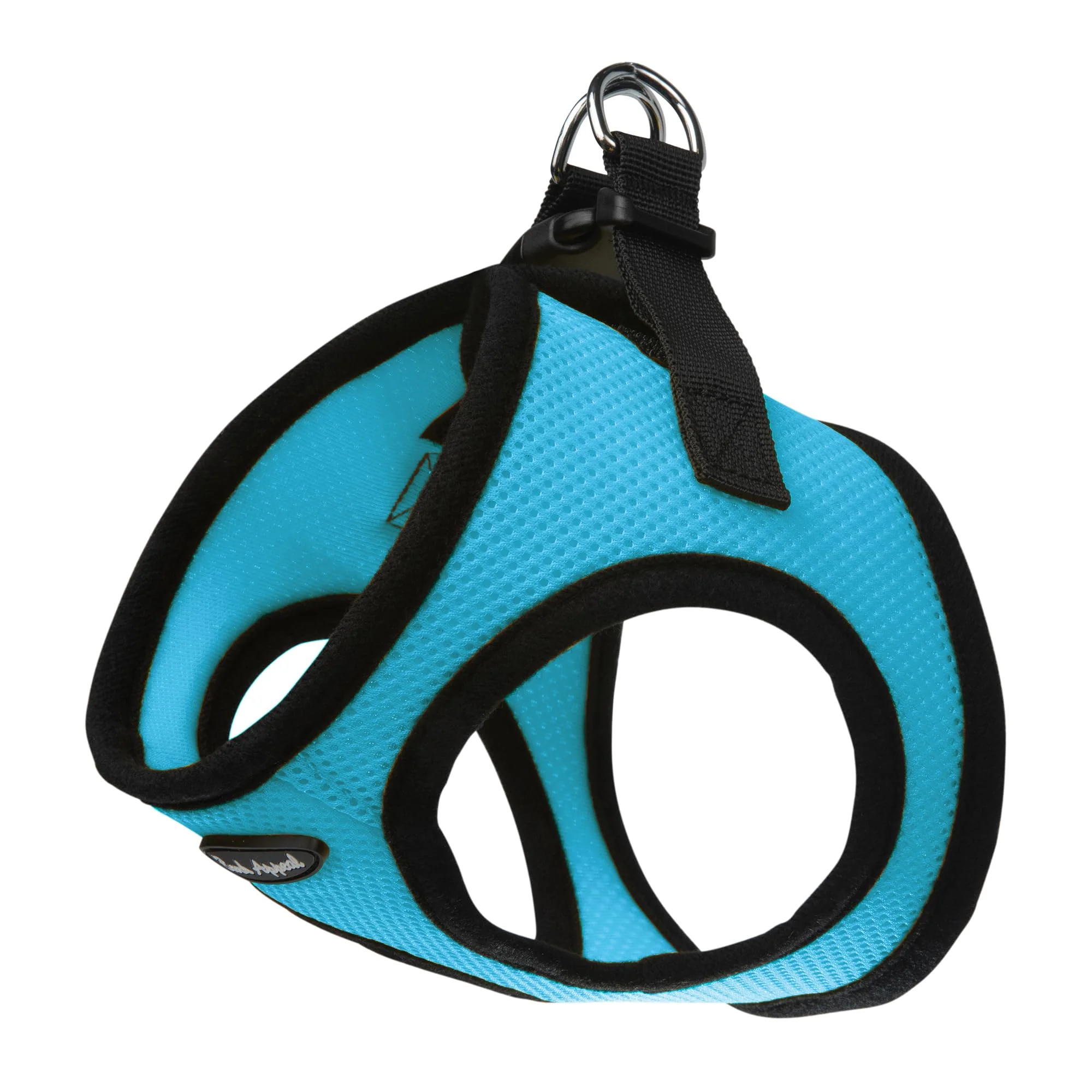 Refined Bark Appeal Aqua Blue Step-in Dog Harness – Small Medium Updated Sizing Anti-Choke Soft Vest – L Elite