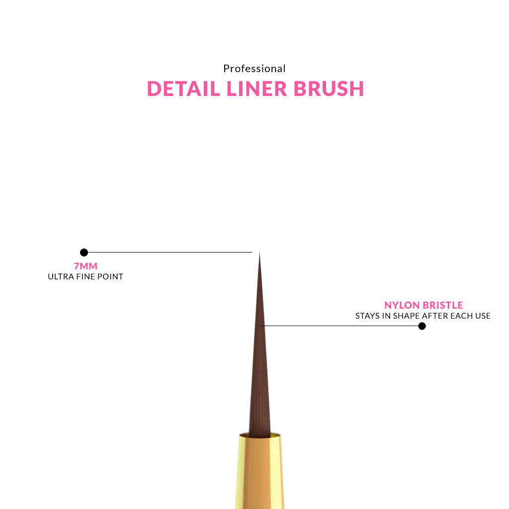 Selected Pinceau de Détail Professionnel pour Nail Art Expertly Made