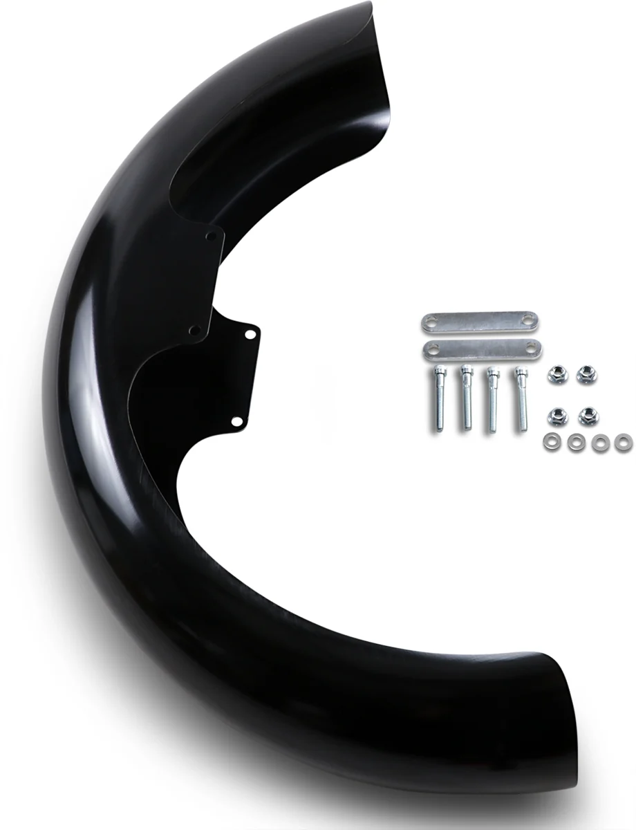 Classic KLOCK WERKS Front Fender – Wrapper – Black – 19 KWF-02-0517 Long-Lasting