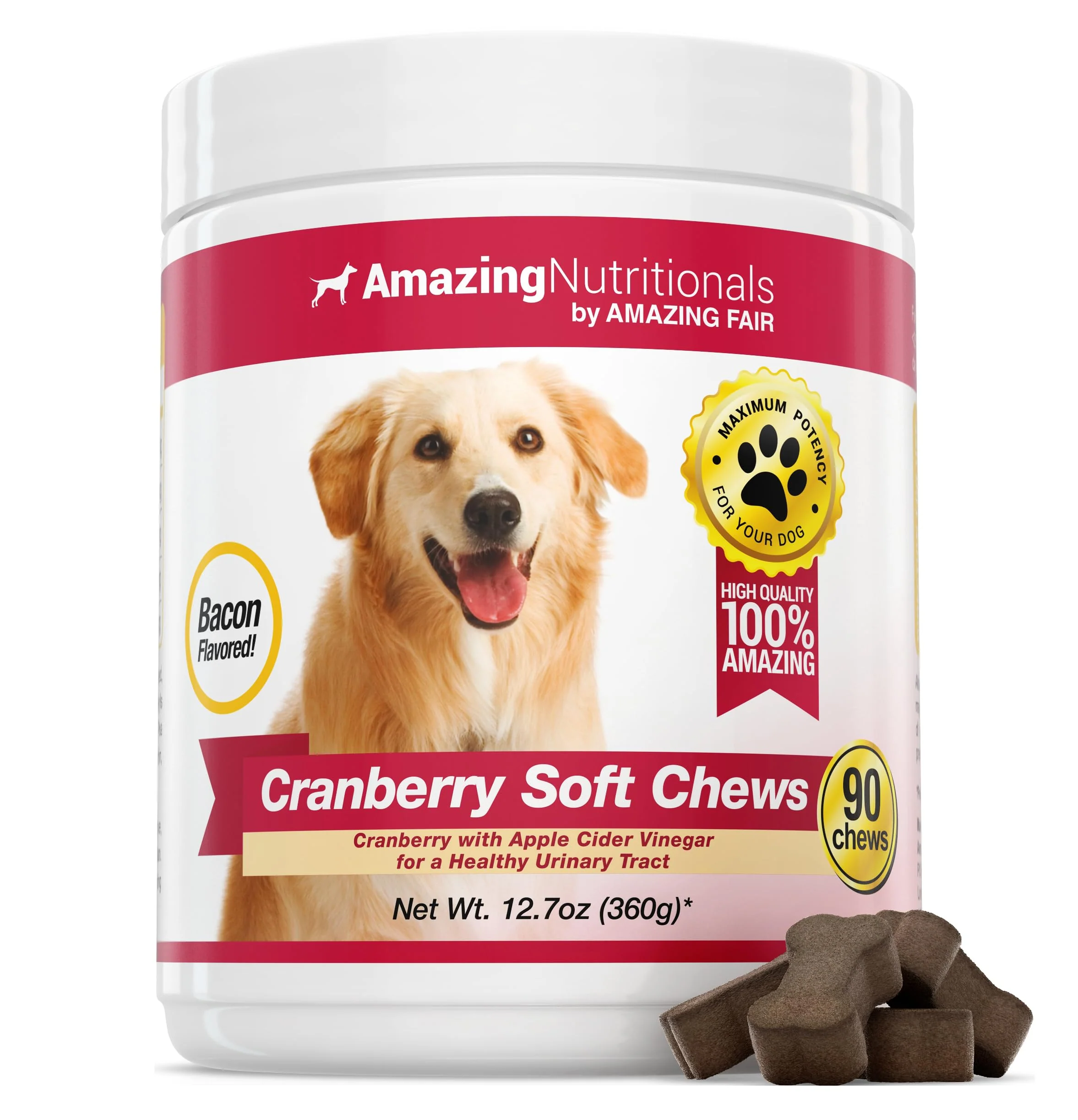 Long-Lasting Cranberry for Dogs — Urinary Tract Support Chews Nutritionals Quality