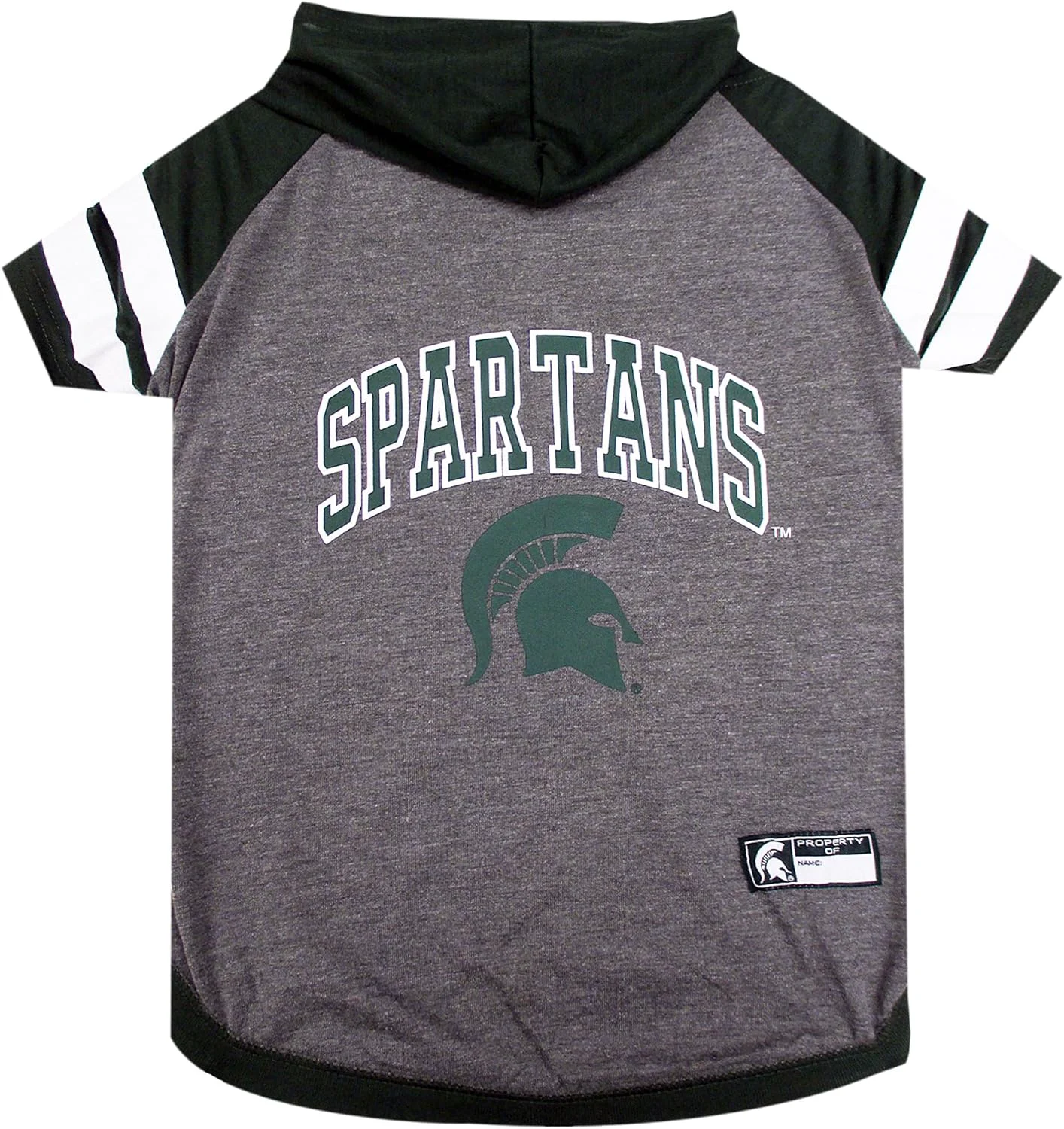 Efficient NCAA Michigan State Spartans Hoodie for Dogs Cats Medium Collegiate Licensed Dog Hoody Tee Shirt. Sports Hoody T-Shirt for Pets. College Sporty Dog Hoodie Shirt. Solid
