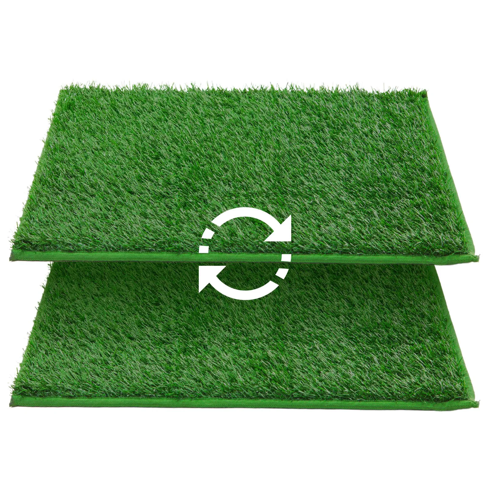 Reliable LOOBANI Dog Grass Pee Pads – Indoor Outdoor Potty Tray 14.1 x 18.1 in Trusted
