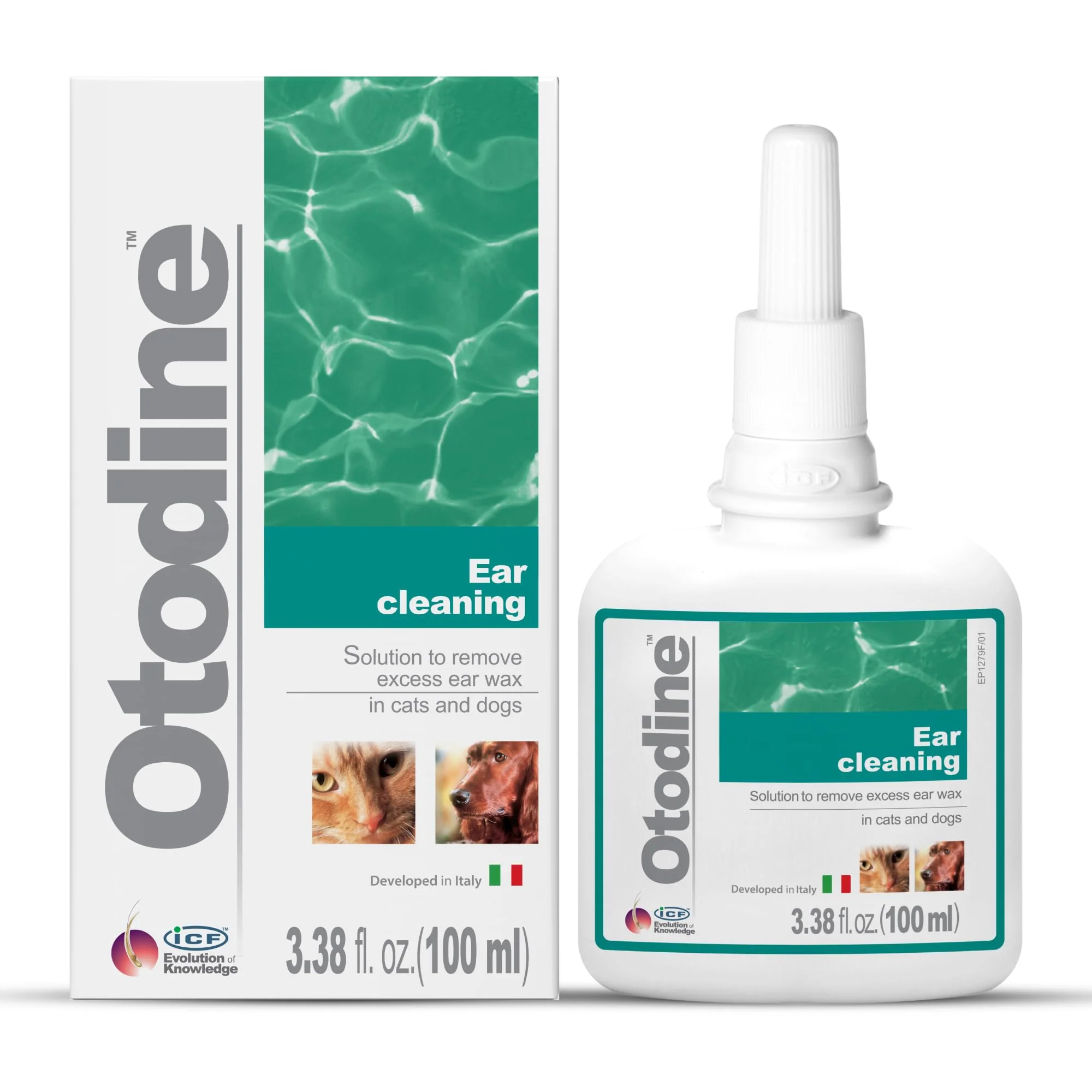 Sophisticated ICF Otodine Dog Ear Cleaner Solution – Veterinary-Grade Flush for Itchy Ears Debris Odor – Safe for Cats Puppies – 100ml Exclusive