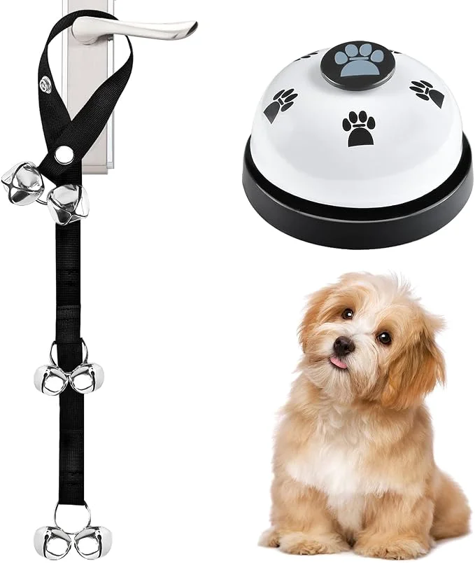 Quality 2 Pack Dog Doorbells Pet Training Bells Advanced