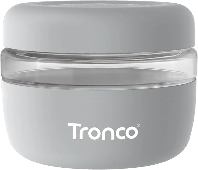 Reliable Tronco 16 oz Glass Food Storage Containers with Lids Airtight Leak Spill Proof Glass Lunch Bowls for Meal Prep Salad Yogurt Soup Stew Microwave Dishwasher Safe BPA- Set of 1About ThisOverview Unique