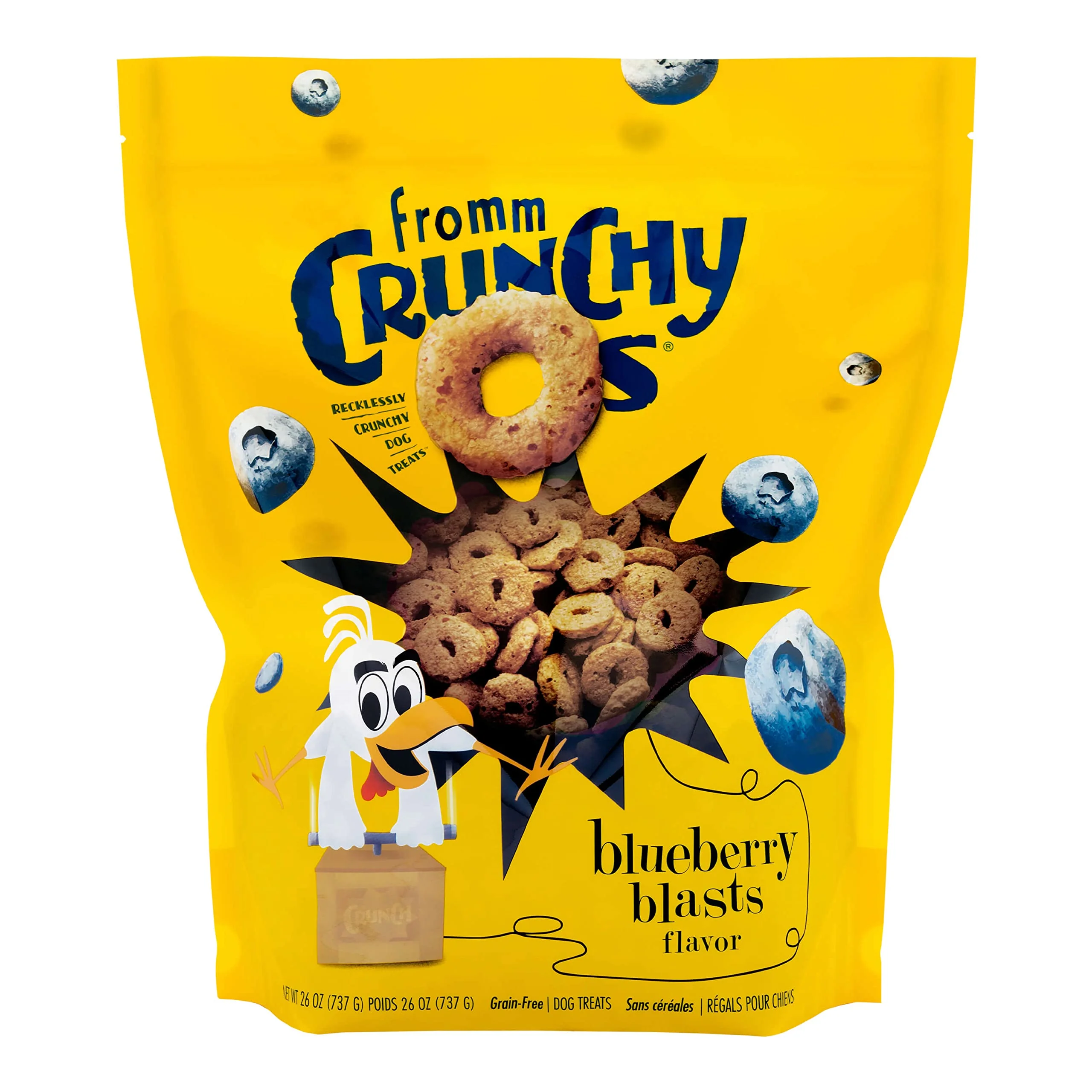Premium Material Fromm Crunchy Os Blueberry Blasts Dog Treats – Premium Crunchy Chicken Recipe 26 oz Classic