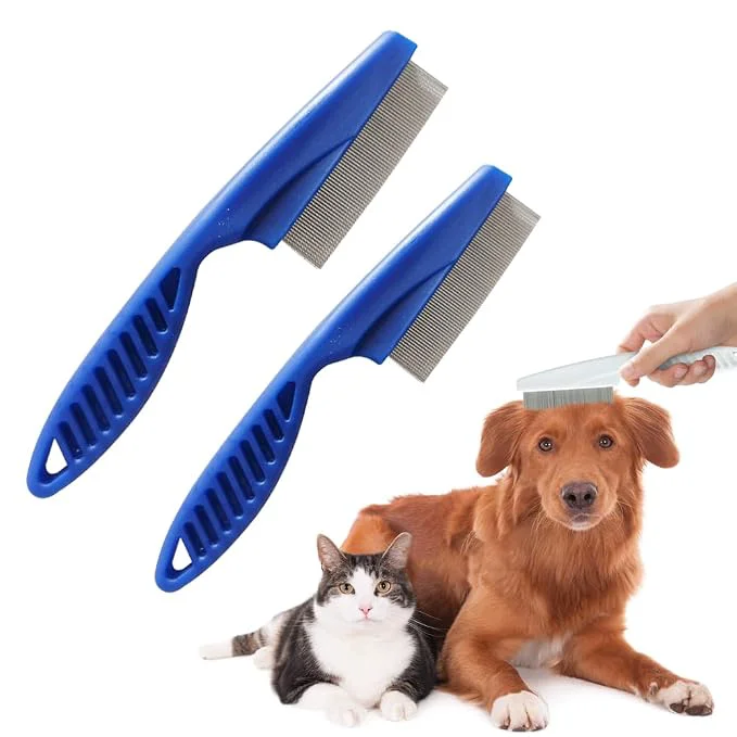 Modern 2 Pack Multifunctional Pet Comb Upgrade Pet Grooming Brush Tear Stain Trendy