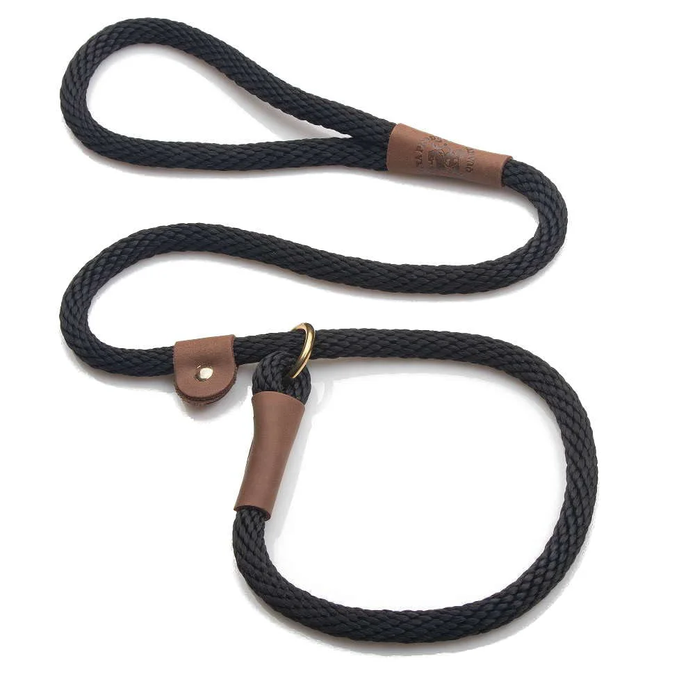 Unique Mendota Slip Lead 1 2 x 6′ – Handcrafted USA Training Leash Collar Premium