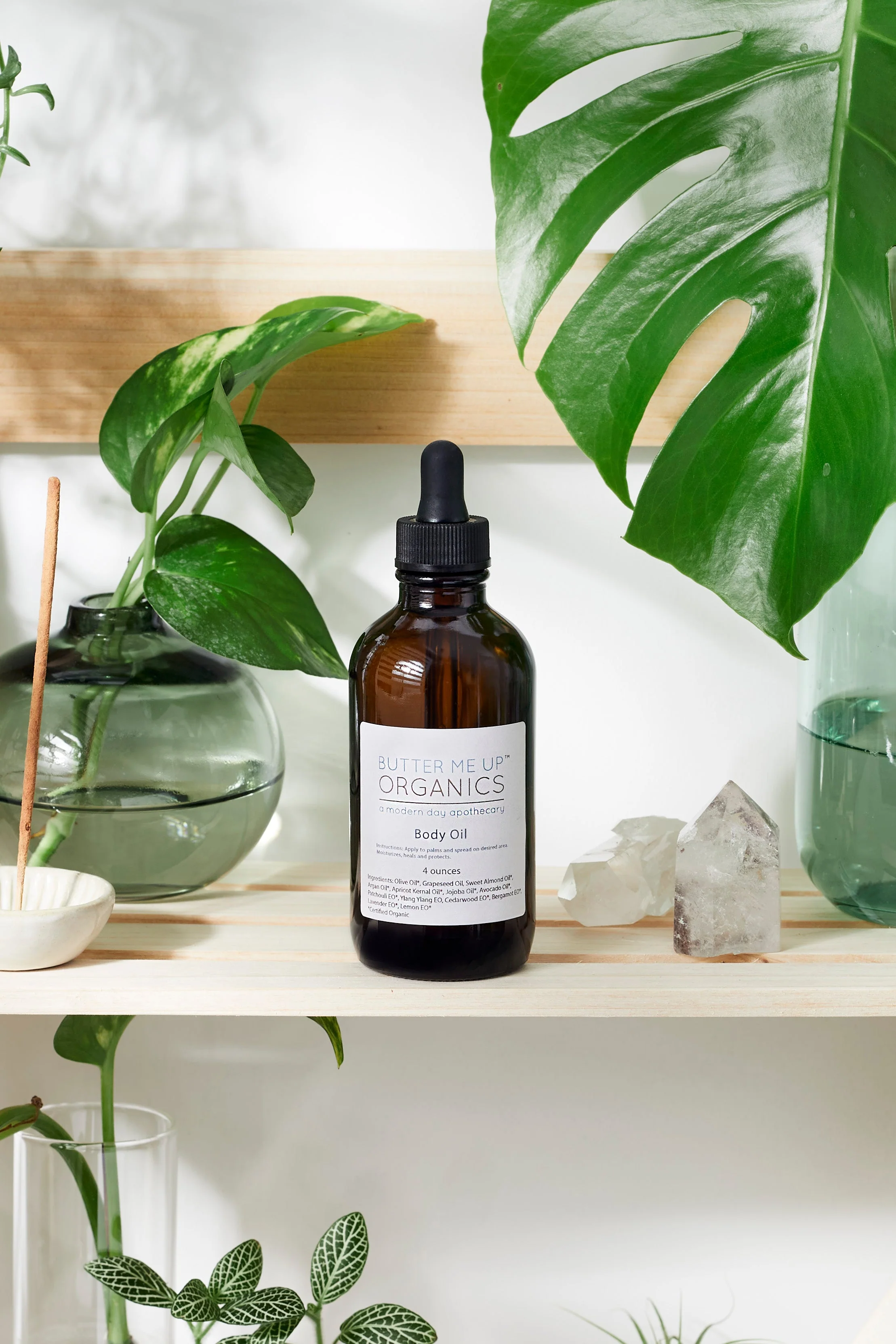 Stylish Huile corporelle biologique Huile corporelle Hydratant Huiles biologiques Formule pour peau sèche Reusable