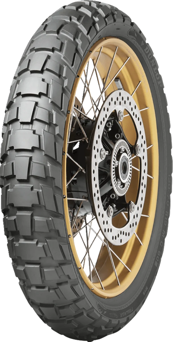 Authentic DUNLOP Tire – Trailmax Raid – Front – 120 70R19 – 60T 45260402 Easy-to-Use