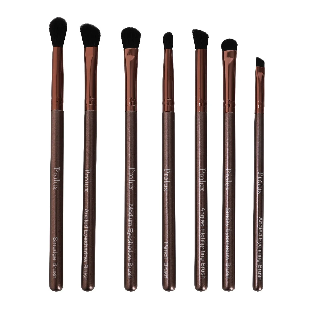 Durable Ensemble de 7 pinceaux essentiels de luxe pour les yeux Optimized