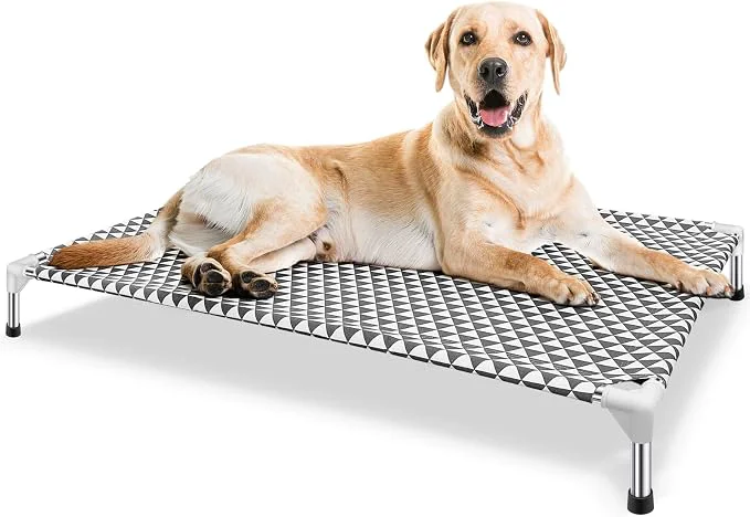 Safe d Outdoor Dog Bed X-Large Size Cotton Material Non-Slip Feet Pure